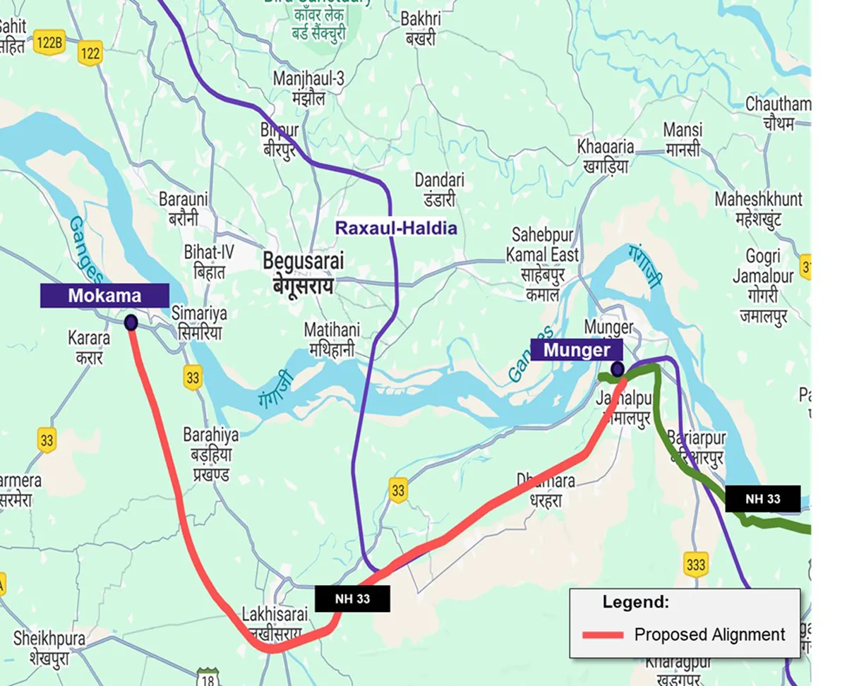 Cabinet Clears Rs 44.47-billion Mokama–Munger Corridor in Bihar