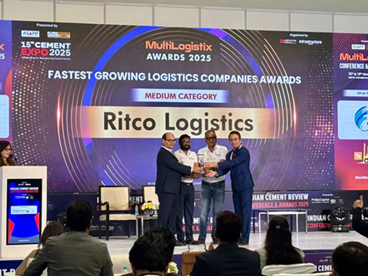 Ritco Logistics Wins ‘Fastest Growing Logistics Company’ Award