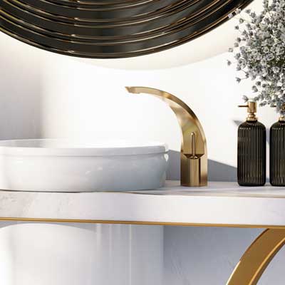 Dazzling bath fixtures