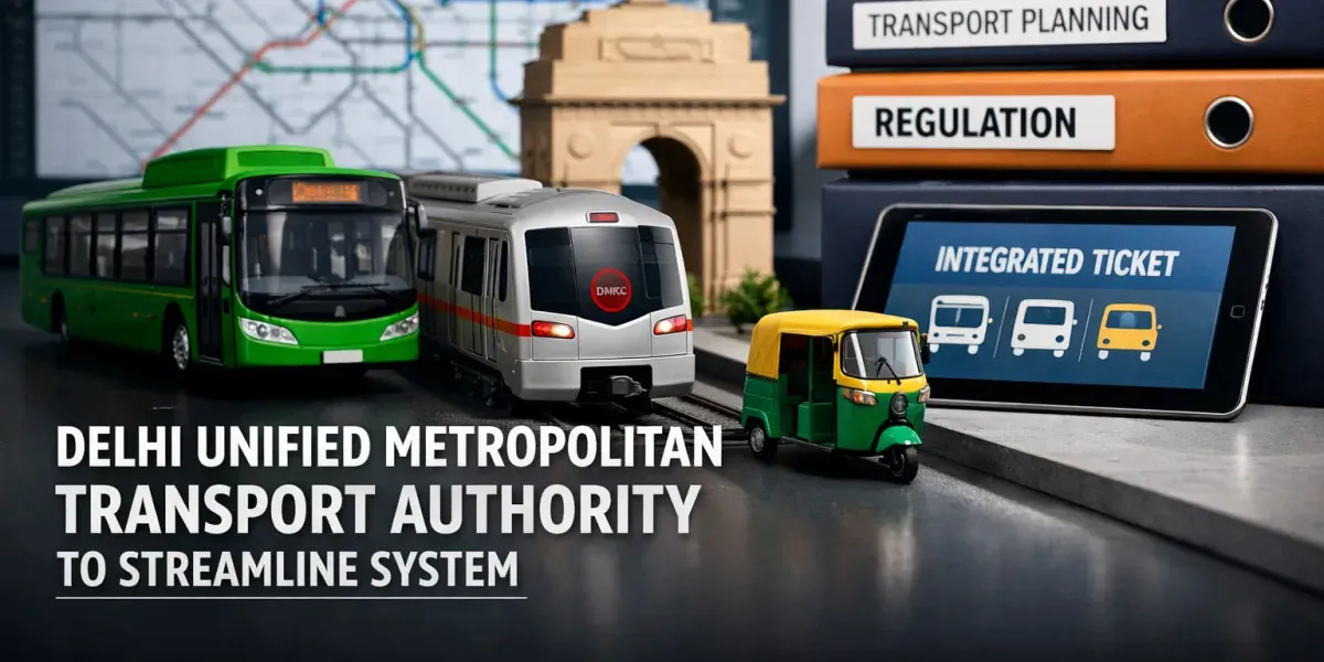 Delhi Unified Metropolitan Transport Authority To Streamline System