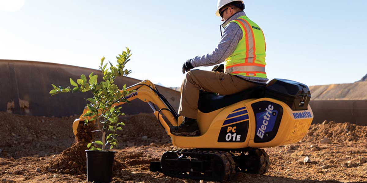 Komatsu showcases connected products designed to create value