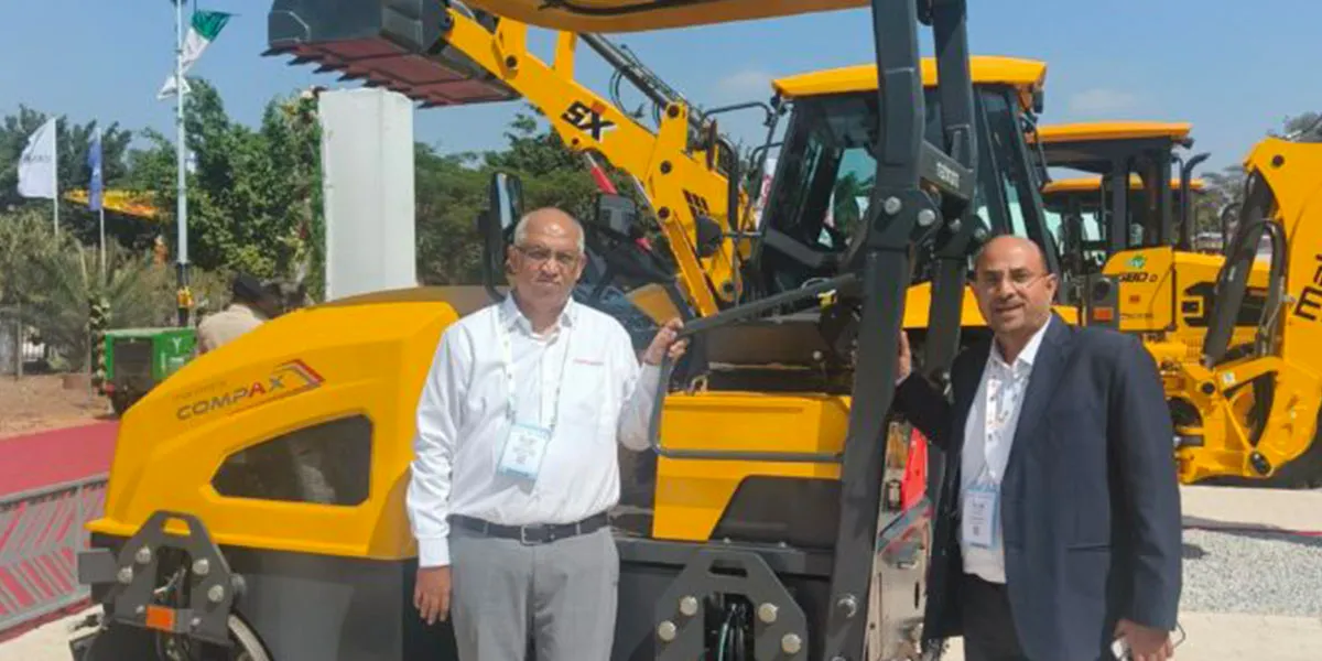 Mahindra Unveils COMPAX Mini Compactor at EXCON