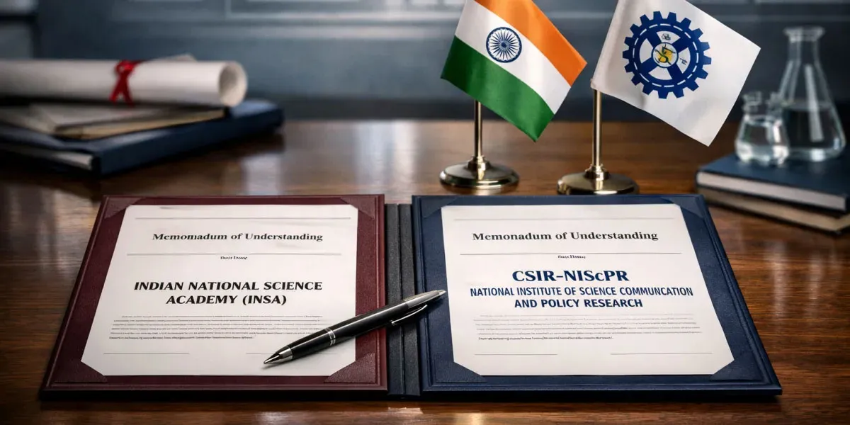 INSA And CSIR-NIScPR Sign MoU To Advance Science Policy Research
