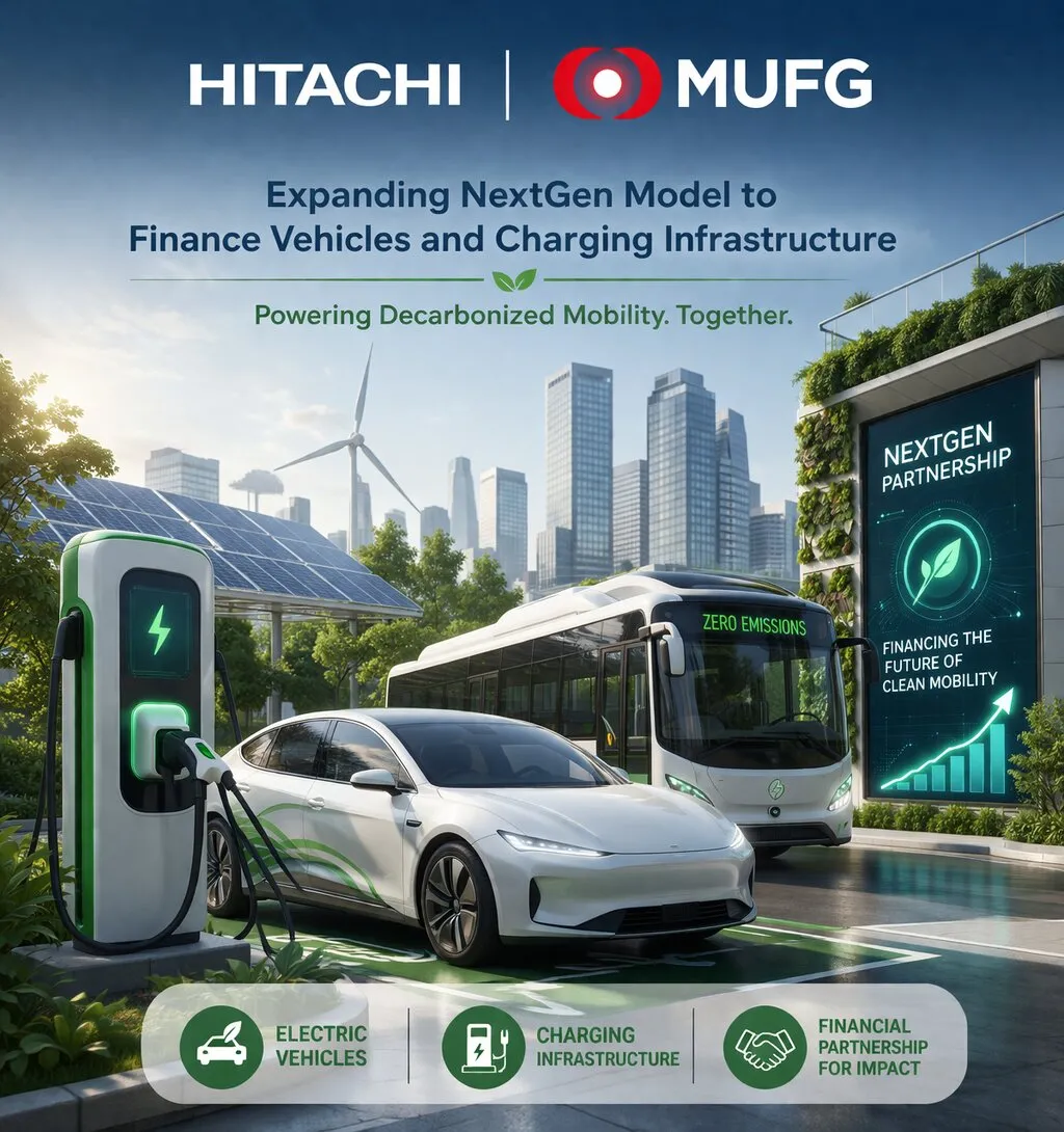 Hitachi, MUFG Expand EV Financing Model