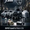 JSW MG To Launch Four Models In 2026