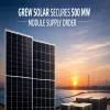 GREW Solar Secures 500 MW Module Supply Order