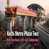 Kochi Metro Phase Two Pink Line Nears 50 Per Cent Civil Completion