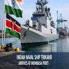Indian Naval Ship Trikand Arrives At Mombasa Port
