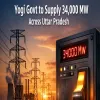 Yogi Government to Supply 34,000 MW Across Uttar Pradesh