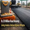 Rs 20 Million Road Revamp Linking Andada To National Highway 48 Begins
