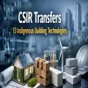 CSIR Transfers 13 Indigenous Building Technologies