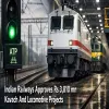 Indian Railways Approves Rs 3,810 mn Kavach And Locomotive Projects