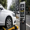 Smart Flap Parking Opens On Ahmedabad C.G. Road