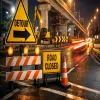 Traffic Diversions on OMR for Metro Rail Works
