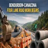 Bendurdem Canacona Four Lane Road Work Begins