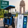 Delhi to Cap E-Rickshaw Fleet at 250,000, Add ECC