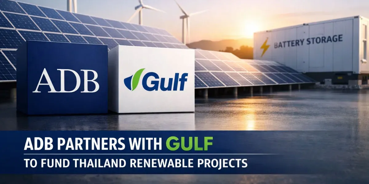 ADB Partners With GULF To Fund Thailand Renewable Projects