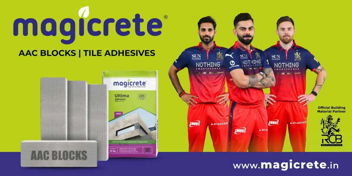Magicrete partners RCB for T20 league 2026