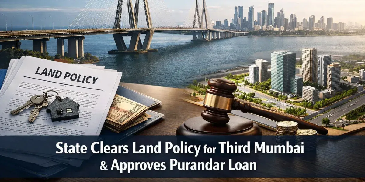 State Clears Land Policy For Third Mumbai And Approves Purandar Loan