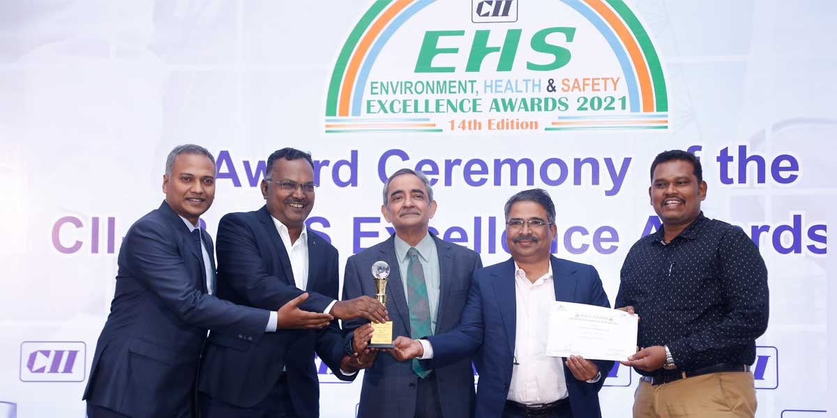 Ramco Cements gets Gold Award at CII- SR EHS Excellence Awards 2021