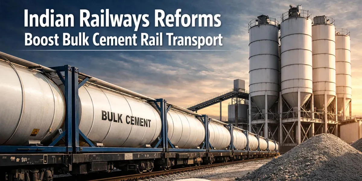 Indian Railways Reforms Boost Bulk Cement Rail Transport