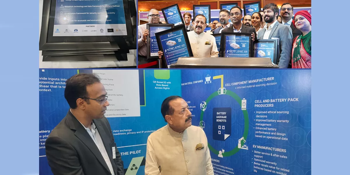 Tata Elxsi Showcases Battery Aadhaar at Industry Summit