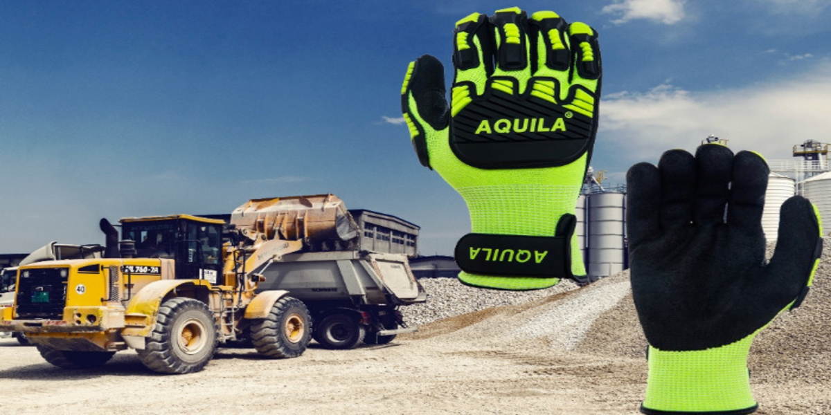 Aquila has developed TOG5V gloves in anti-vibration Hi-vis, cut resistant glove for hazard protection and to provide extra grip.