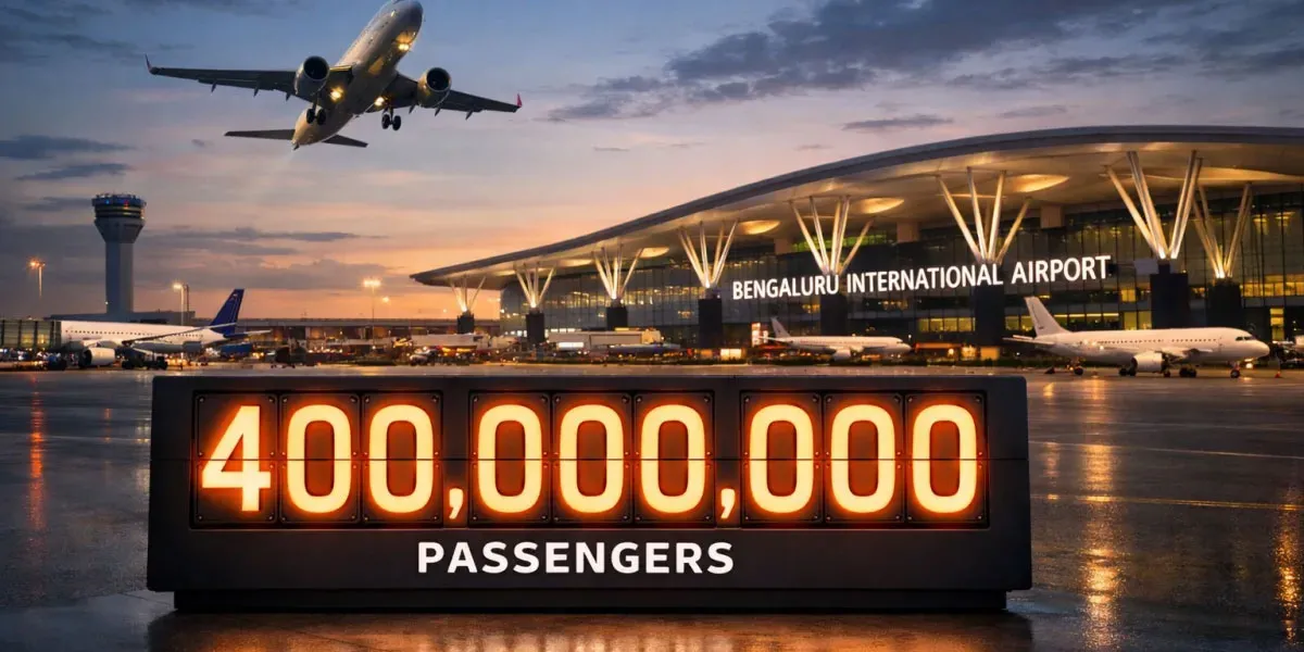 BLR Airport To Cross 400 Million Cumulative Passengers