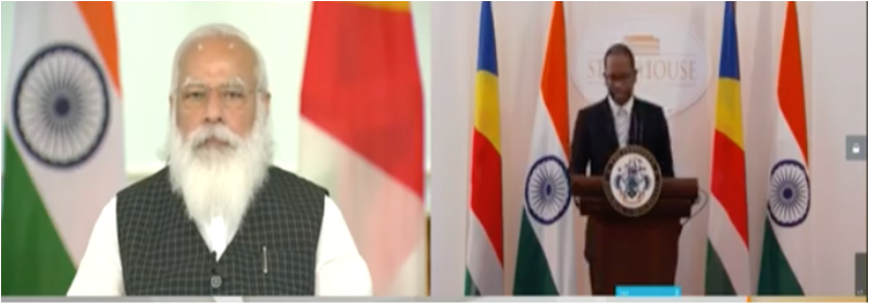 India inaugurates several development projects in Seychelles