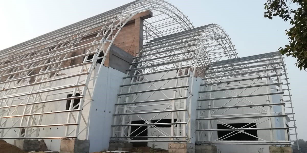 Indoor stadium at Institute of Engineering and Technology completed with Trimble