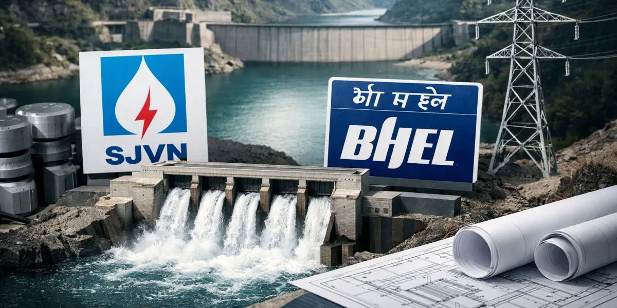 SJVN Awards Rs 8,370 Million Contract to BHEL for 382 MW Sunni Dam