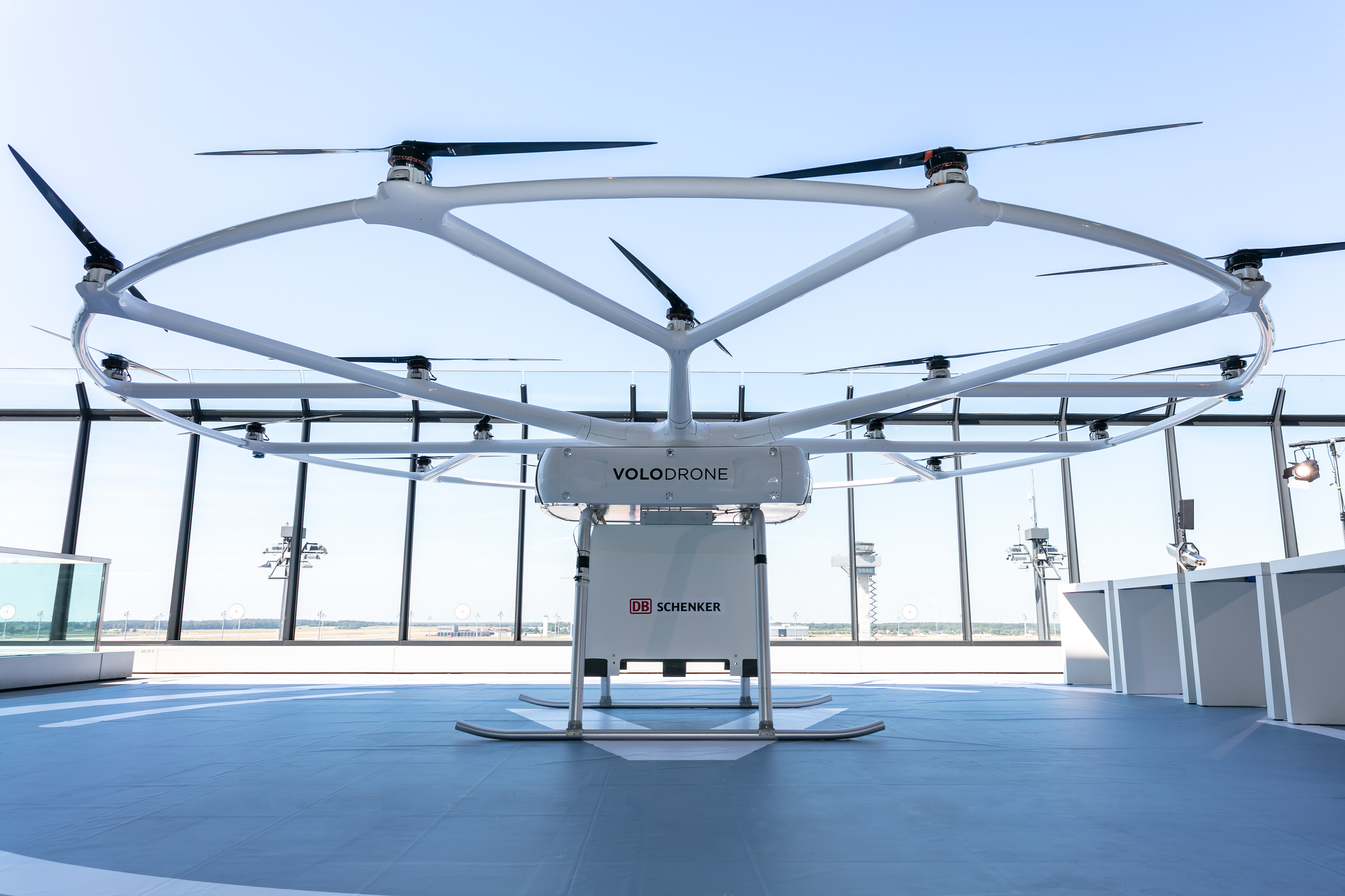 Premiere in Germany’s capital: VoloDrone visits Berlin for the first time