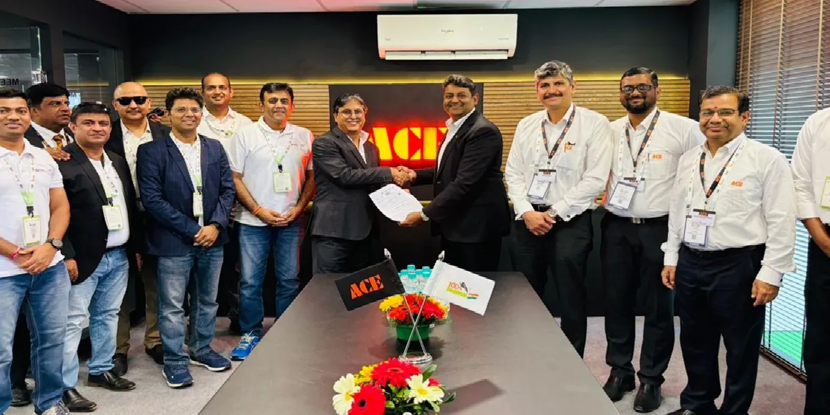 ACE Partners Kotak Mahindra Bank for Backhoe Financing