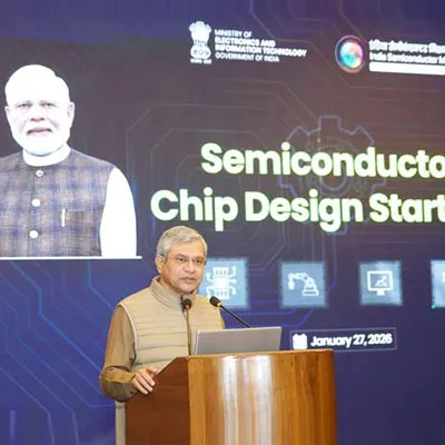 Ashwini Vaishnaw Reviews Progress of DLI-Backed Chip Designers