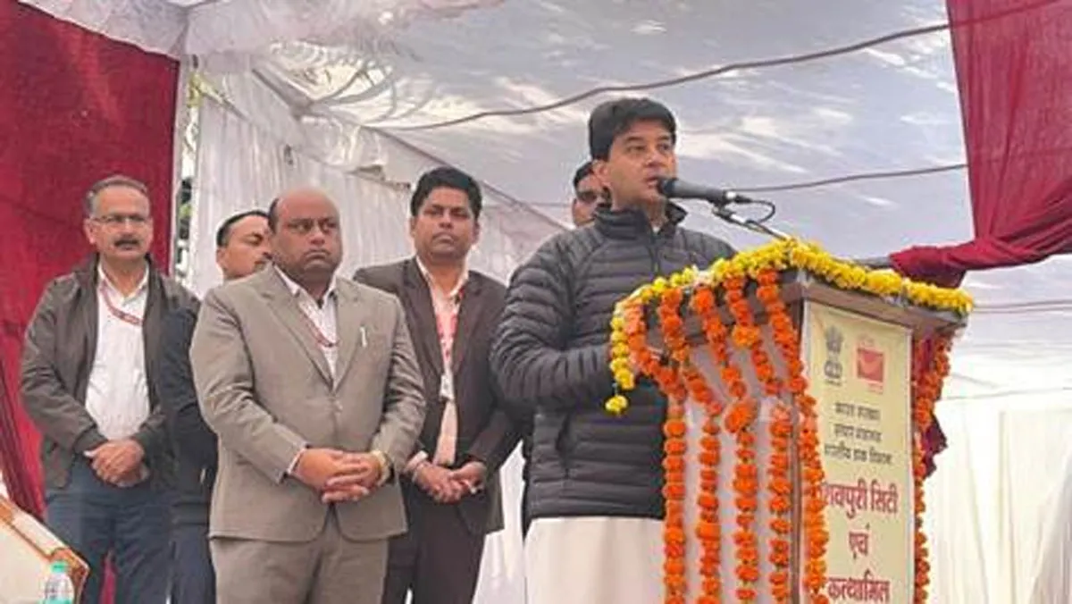 Scindia Inaugurates Six Upgraded Post Offices in MP