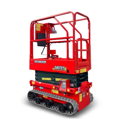 Sinoboom Launches All-Electric Oil-Free Crawler Scissor Lift