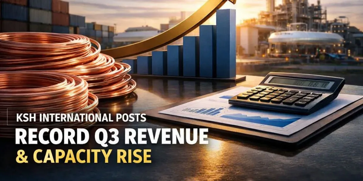 KSH International Posts Record Q3 Revenue And Capacity Rise