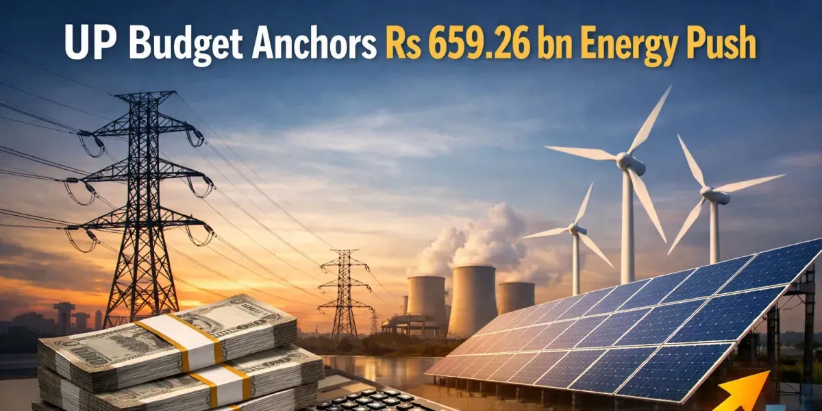 UP Budget Anchors Rs 659.26 bn Energy Push