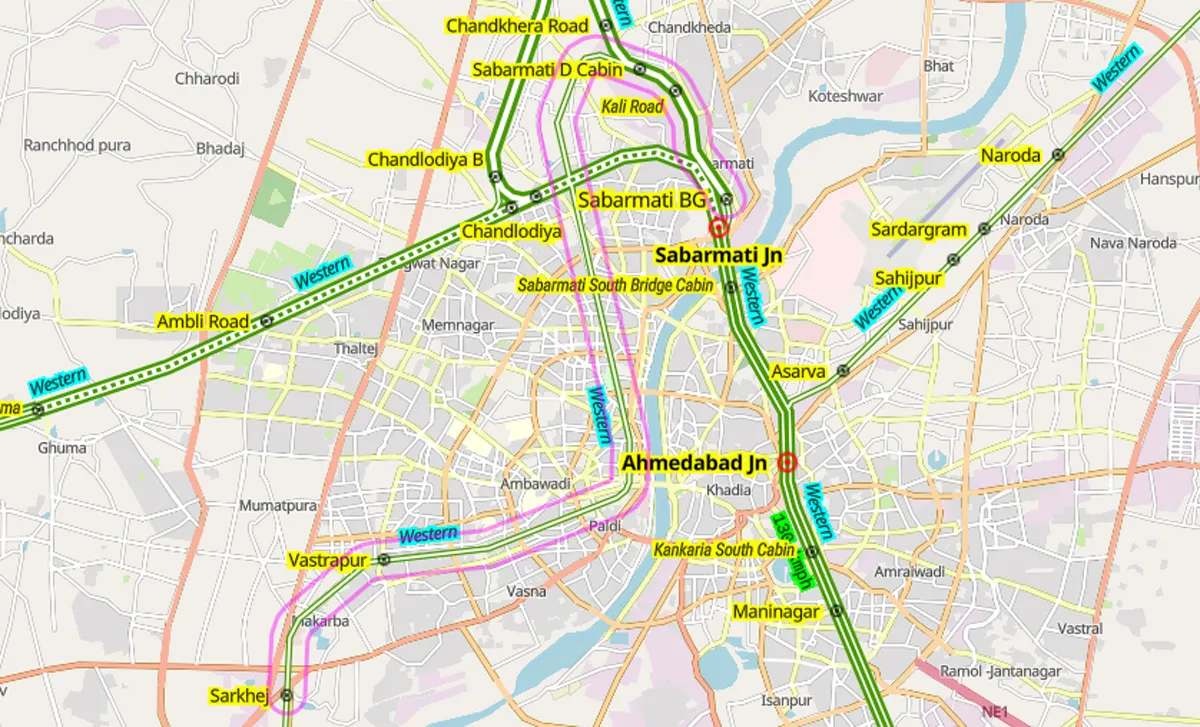Sabarmati–Sarkhej Line Doubling Gets ‘Special Project’ Tag