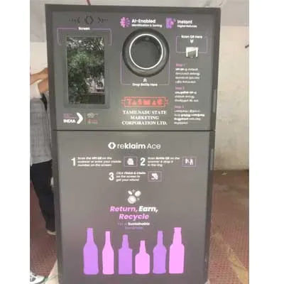 TASMAC Tests QR Bottle Return Machines
