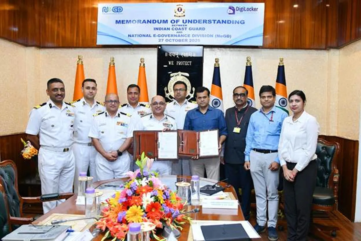 Indian Coast Guard adopts DigiLocker for paperless governance