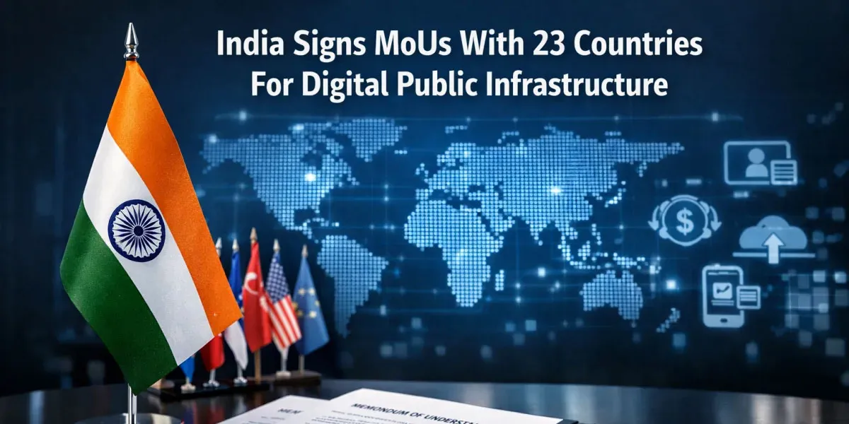 India Signs MoUs With 23 Countries For Digital Public Infrastructure