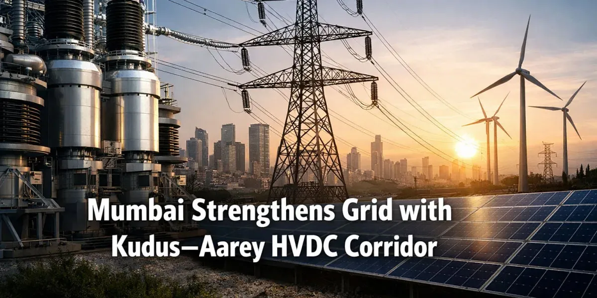 Mumbai Strengthens Grid With Kudus-Aarey HVDC Corridor