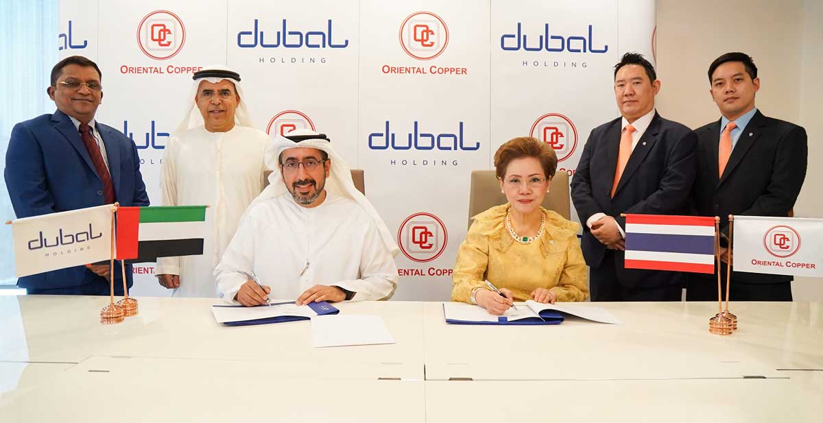 DUBAL Holding, Oriental Copper tie-up for copper products