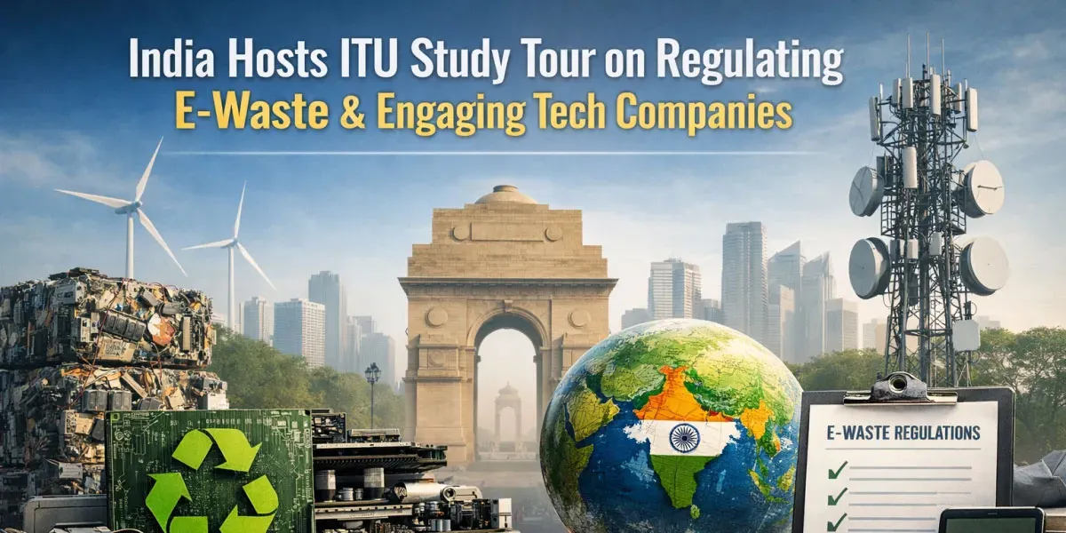 India Hosts ITU Study Tour On Regulating E-Waste And Engaging Tech Companies