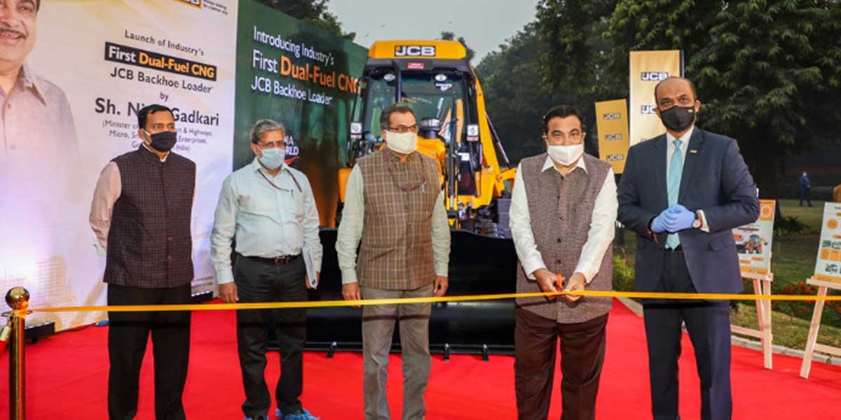 JCB India launches industry’s first dual-fuel CNG backhoe loader
