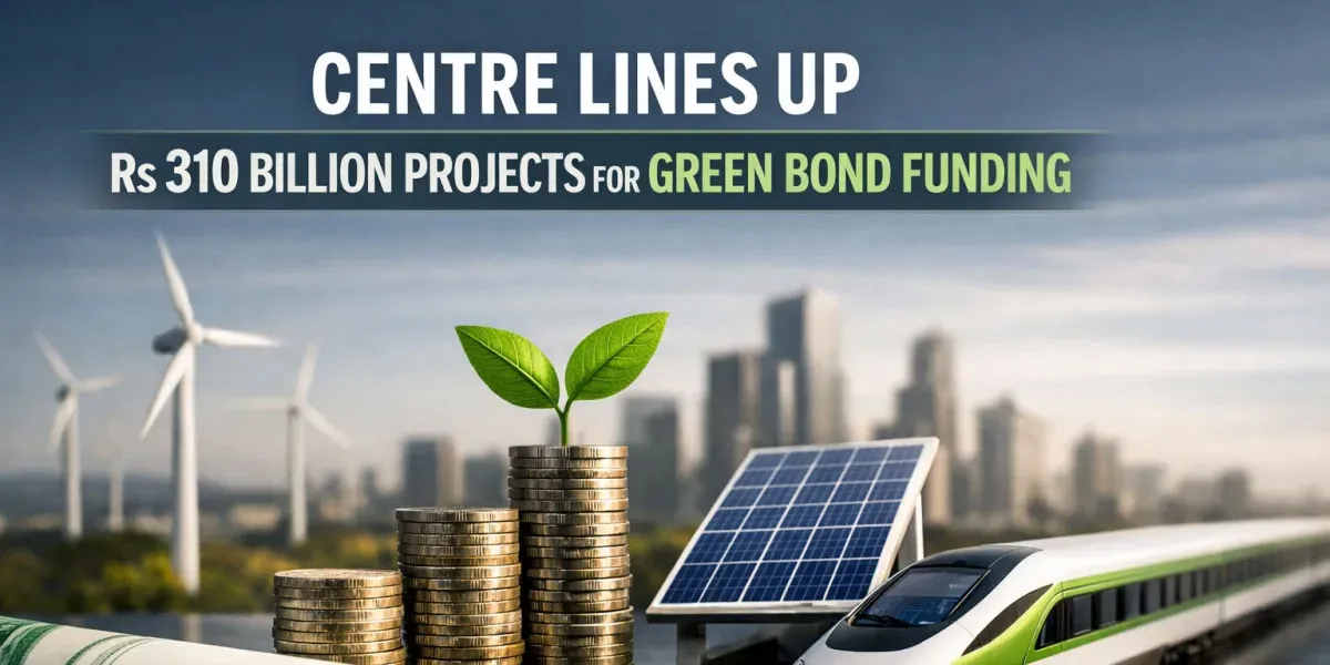 Centre Lines Up Rs 310 Billion Projects for Green Bond Funding