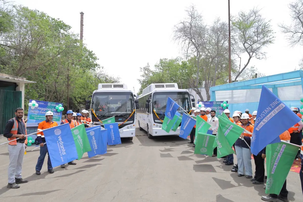 Hindustan Zinc launches EV bus fleet in Rajasthan