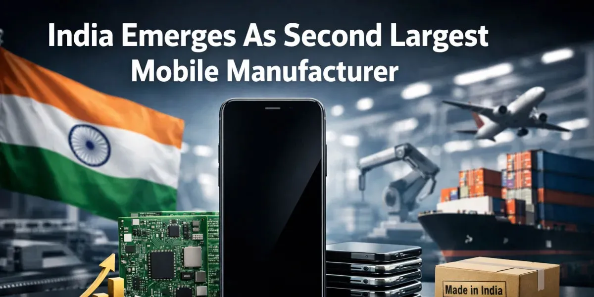 India Emerges As Second Largest Mobile Manufacturer
