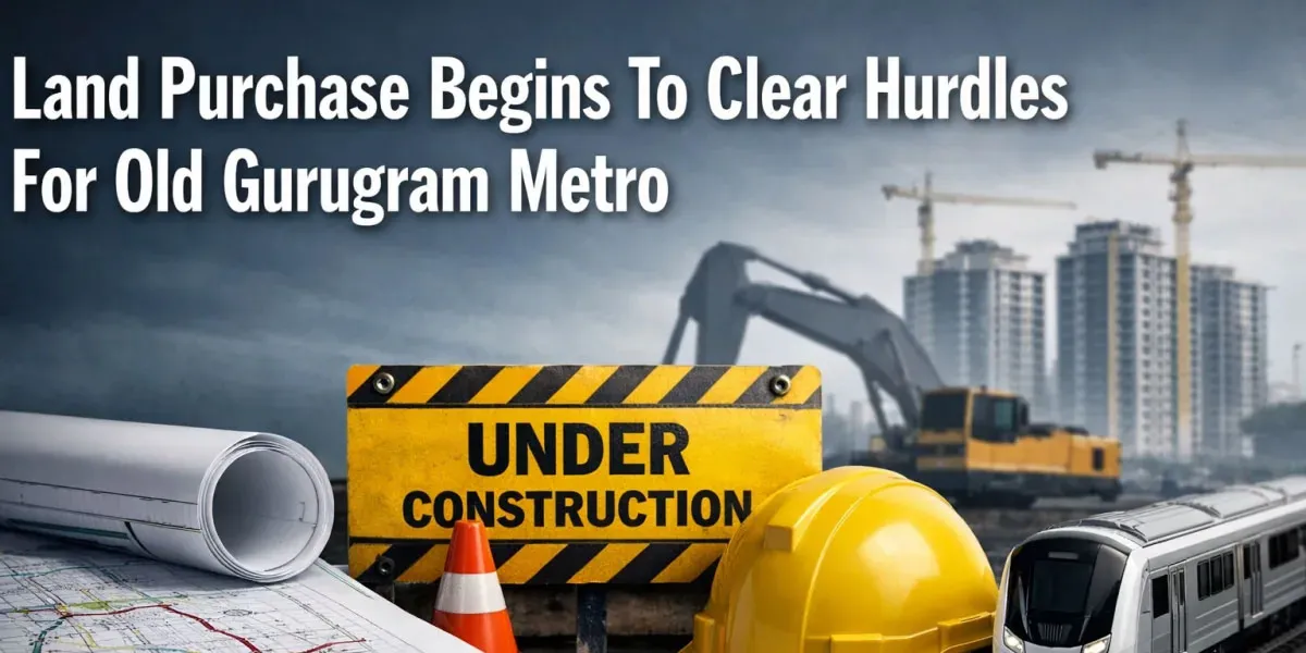 Land Purchase Begins To Clear Hurdles For Old Gurugram Metro
